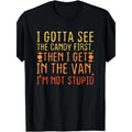 Creepy Graphic T-Shirt for Men - Spooky Halloween Tee with Humorous Slogan