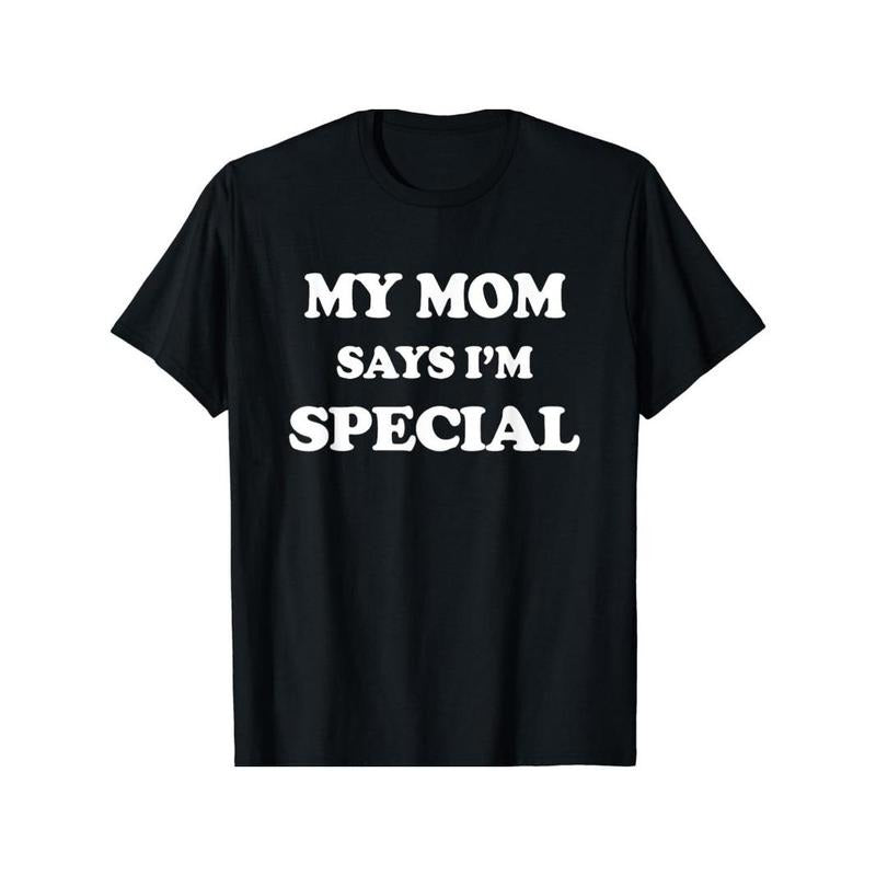 Crew Neck My Mom Says I'M Print Summer Short Sleeved Sports Comfortable Versatile Made USA T-Shirts, Hoodie, Sweatshirt