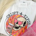 Crispy & Tipsy Graphic Top T-Shirts, Hoodie, Sweatshirt | GrindPrints.com
