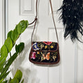 Crossbody bags embroidered real leather Floral T-Shirts, Hoodie, Sweatshirt | GrindPrints.com
