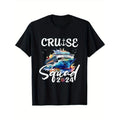 Cruise Squad 2024 Family Match Cruise Tour, Trendy Top Crew Neck T-Shirt, Comfortable Street Style T-Shirt, Essential...