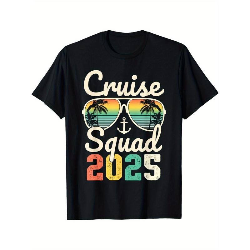Cruise Squad 2025 Family Reunion, Summer Vacation T-Shirt made in usa Hoodie, Sweatshirt | GrindPrints.com