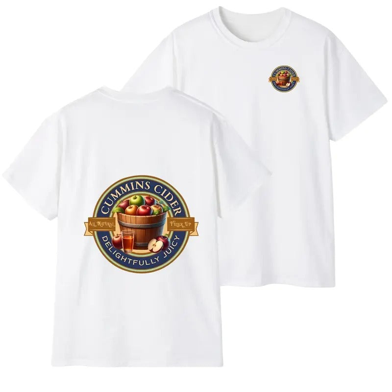 Cummins Cider - men's funny T-shirt- Menswear Casual Crewneck, For Men For Women Hoodie, Sweatshirt | GrindPrints.com