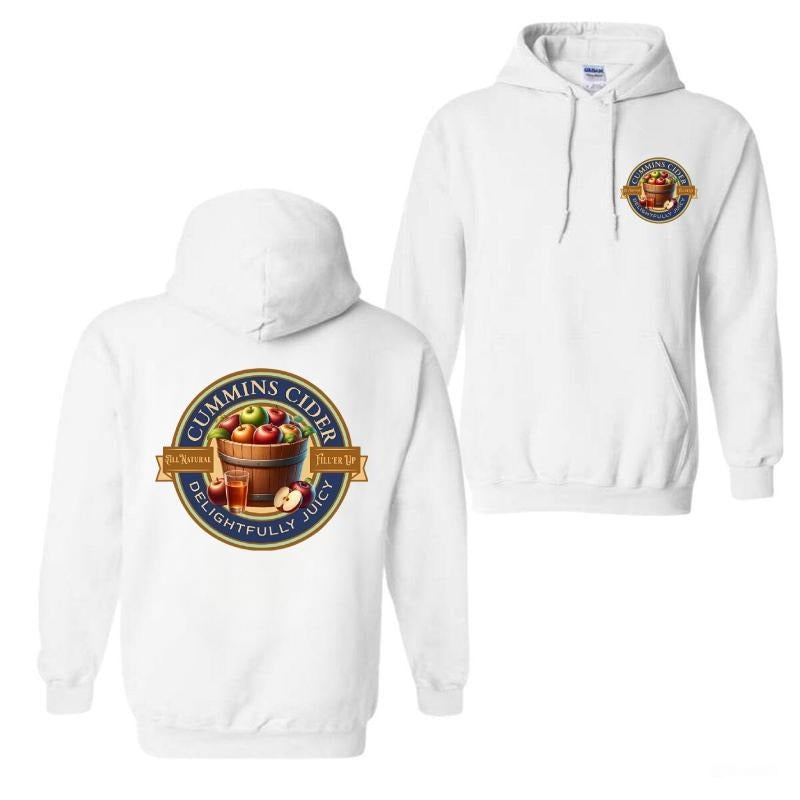 Cummins Cider Hoodie - Sweatshirt-Tshirt,  Men's Funny Shirt, Menswear Casual Crewneck | GrindPrints.com