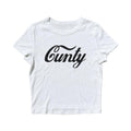 Cunty Baby Tee, Graphic Print Crewneck Crop Baby Tee, Casual Street Short Sleeve T-Shirt, 2024 Comfort Womensware Cotton...