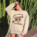Cupid Aim For A Cowboy, Heart, Western, Country, Sweatshirt, Valentine's Day, Crew Neck, Women's, Crewneck, Valentine's...