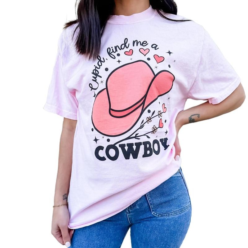 Cupid Cowboy Graphic Tee Hoodie, Sweatshirt | GrindPrints.com