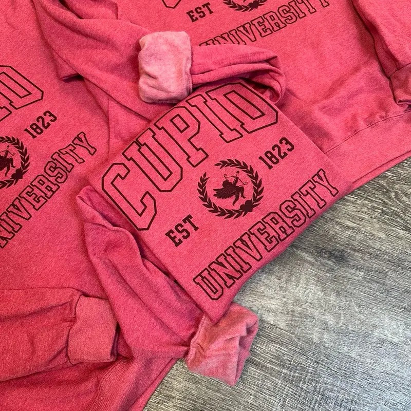 Cupid University Sweatshirt T-Shirts, Hoodie | GrindPrints.com