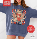 Cupid Vibes Valentines Sweatshirt Comfort Colors, Valentine's Day Women's Crewneck, Holiday Women's Sweater valentine...