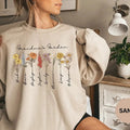Custom Birth Month Birth Flower Shirt, Custom Mothers Day Gift, Custom Mom Tshirt, Mothers Day Shirt, Custom Flower...