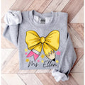 Custom Coquette Teacher Name Shirt, Coquette Pencil Bow Shirt, Trendy Back to School Tee, Elementary Teacher Appreciation...