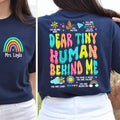 Custom Daycare Teacher Shirt, Dear Tiny Humans Behind Me, Gift Daycare Provider, Shirt Gift For Babysitter, Gift For...