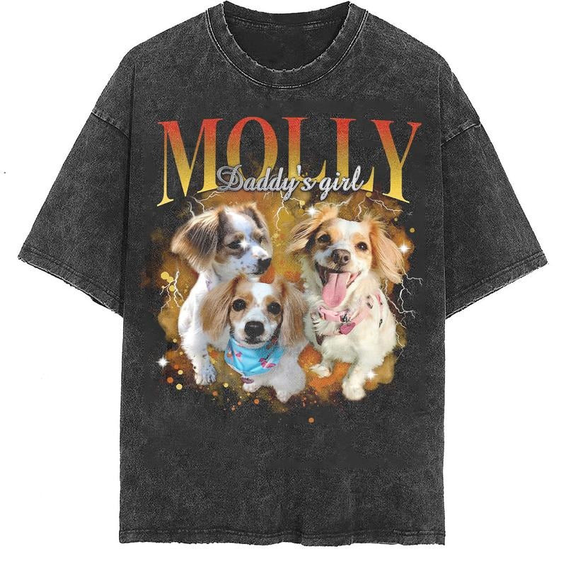 Custom Dog  Photo Shirt | Personalized Dog Lover Tee | Perfect Gift for Dog Lovers Hoodie, Sweatshirt | GrindPrints.com