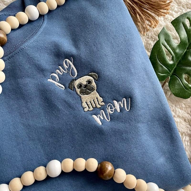 Custom Embroidered Dog Sweatshirt T-Shirts, Hoodie | GrindPrints.com