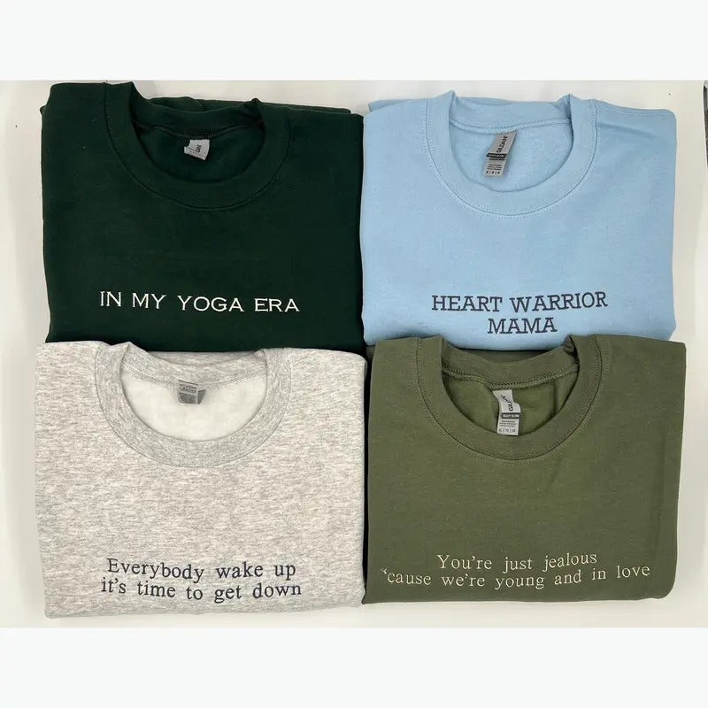 Custom Embroidered Custom Embroidered Personalized Bride Custom Text T-Shirts, Hoodie, Sweatshirt