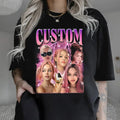 Custom Girl friend T-Shirt, Shirt With Girlfriend Face, Custom Photo Vintage Shirts, Custom Your Own Picture Idea, Top...