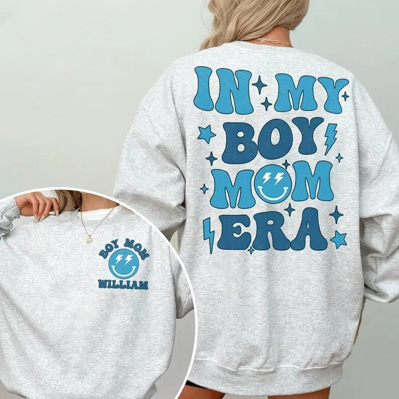 Custom In My Boy Mom Era Sweatshirt, Boy Mama Shirt, Boy Mom Shirt, Boy Mom Club, Mothers Day Gifts Hoodie | GrindPrints.com