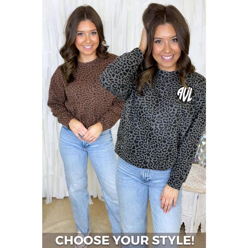 Custom Leopard Sweatshirt T-Shirts, Hoodie | GrindPrints.com