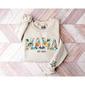 Custom Mama Mama Floral Personalized Mama Mom Custom T-Shirts, Hoodie, Sweatshirt