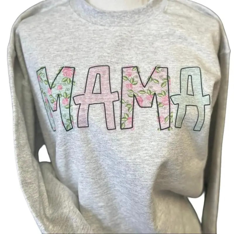 Custom Name Sweatshirts - can change Mama to ANY name! T-Shirts, Hoodie | GrindPrints.com