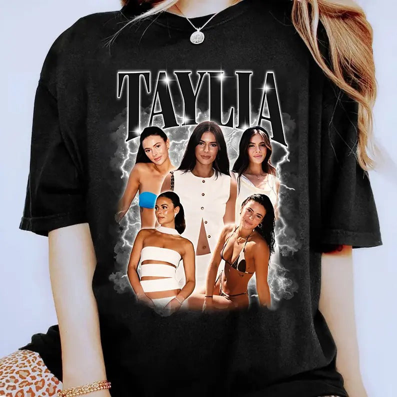 Custom Photo Bootleg Girlfriend 6 Face 90s Retro Vintage T-Shirt, Shirt with Face on It for Boyfriend Birthday Gift,...