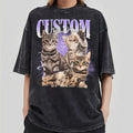 Custom Photo Cat Bootleg 90s Shirt, Custom Bootleg Rap Tee Shirt, Custom Cat Photo Your Own Bootleg Shirt, Change Design...