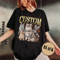 Custom Photo Cat Bootleg 90s Shirt, Custom Bootleg Rap Tee Shirt, Custom Pet Photo Your Own Bootleg Shirt, Change Design...