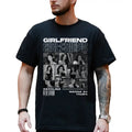 Custom Photo Girlfriend Shirt for Boyfriend, Vintage Girlfriend Bootleg Graphic Printed Tees, Valentine's Day Gifts for...