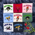 Custom Powerpuff Girls Embroidered Sweatshirt - Blossom, Bubbles, Buttercup Embroidered Sweatshirt, Gift For Friend...
