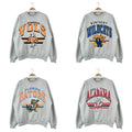 Custom Vintage College Mascot Crewneck - All Football Teams In Ash Grey T-Shirts, Hoodie, Sweatshirt | GrindPrints.com