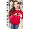 Custom Wear My Heart on My Sleeve Sweatshirt T-Shirts, Hoodie | GrindPrints.com