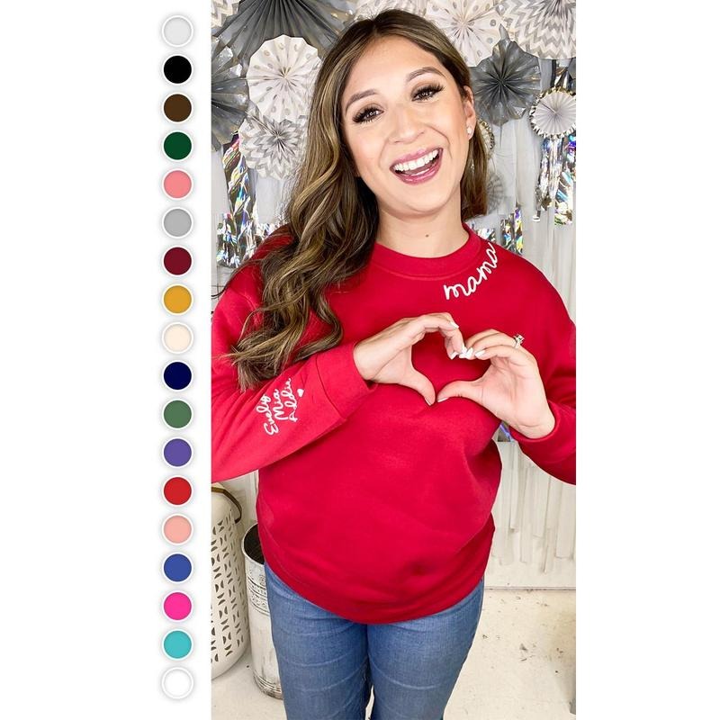 Custom Wear My Heart on My Sleeve Sweatshirt T-Shirts, Hoodie | GrindPrints.com