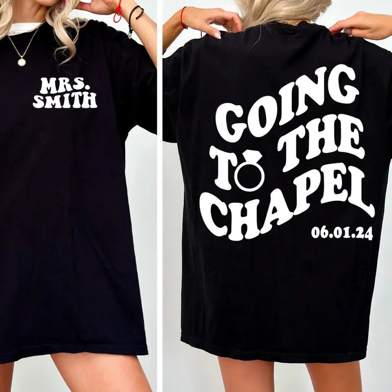 Custom Wedding Shirt Going Chapel Shirt Just Married Shirt My Wifey Era Shirt Custom Wifey Shirt Comfort Colors Pocket Shirt Wedding Bride Bachelorette Shirt Wife Cotton Fabric T-Shirts, Hoodie, Sweatshirt