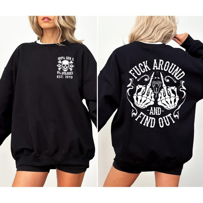 Customize Proud Gen X Sweatshirt Raised On Hose Water And Neglect T-shirt, Vintage Inspired Hoodie, Funny Saying...