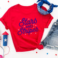 Cute 4th Of July T-shirt, Stars And Stripes Tee, Red White And Blue Shirt Hoodie, Sweatshirt | GrindPrints.com