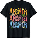 Cute Aloha Hawaiian Summer Vacation Shaka Hibiscus T-Shirt | Unisex Cotton Tee Gift, Crewneck, Short Sleeve Hoodie,...