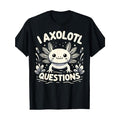 Cute Blue Axolotl Kawaii Funny I Axolotl Questions T-Shirt Made in USA Hoodie, Sweatshirt | GrindPrints.com