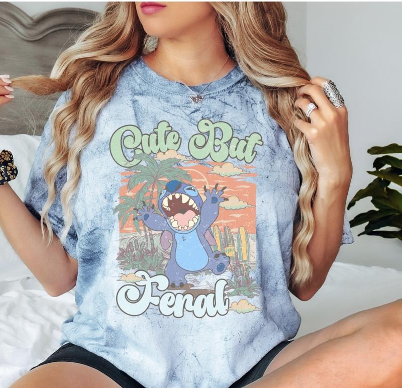 Cute But Feral Comfort Colors Unisex Tshirt Hoodie, Sweatshirt | GrindPrints.com