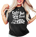 Cute But Feral Raccoon Shirt, Summer Vibes Shirt, Beach Shirt, Sarcastic Tee, Raccoon Lovers Gift, Unisex T-Shirt, Gifts...