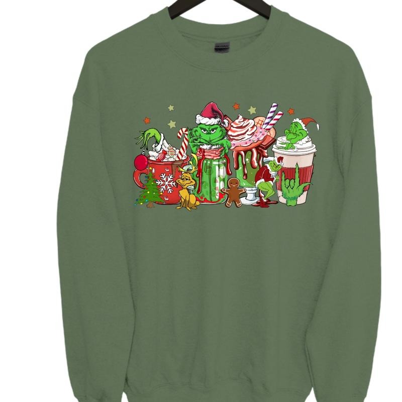 Cute Christmas crewneck T-Shirts, Hoodie, Sweatshirt | GrindPrints.com