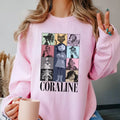 Cute Coraline Shirt, Spooky Movie Halloween Shirt, Coraline yellow Coat Tee, Spooky Coraline Doll Shirt, Coraline Movie...