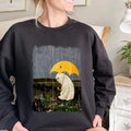 Cute Floral Ghost Tshirt Sweatshirt Hoodie, Fall Halloween Flower Ghost Sweatshirt, Retro Halloween Ghots Tee, Cute Ghost...