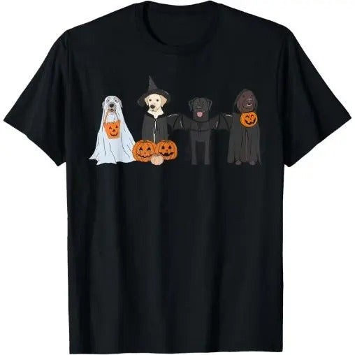 Cute Ghost Dogs Halloween Dog Lover Men Costume T-Shirt  Made in USA Hoodie, Sweatshirt | GrindPrints.com