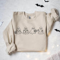 Cute Ghost Reading Books Sweatshirt, Cute Little Ghost Shirt, Spooky Season, Bookish Ghost, Ghost Coffee Shirt, Books...