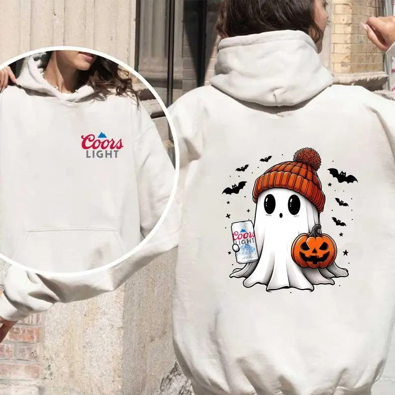 Cute Ghost on Halloween, Halloween shirt , Hoodie & Sweater, Perfect Gift, Favorite Drink, Favorite Beer halloween Gift,...