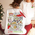 Cute Grinch Christmas Crewneck Sweatshirt, Hoodie, T-shirt | GrindPrints.com