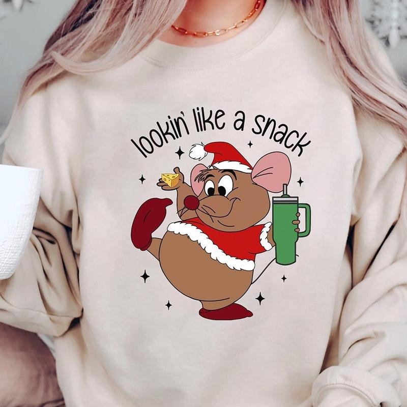 Cute Gus Gus Looking Like A Snack Christmas Crewneck Sweatshirt, Hoodie, T-shirt, Cute Christmas Gifts | GrindPrints.com