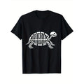 Cute Halloween Turtle Skeleton Tortoise Fossils Archeologist Men Women T - Shirt, 100% Cotton, Gifts for Friends Who Love...