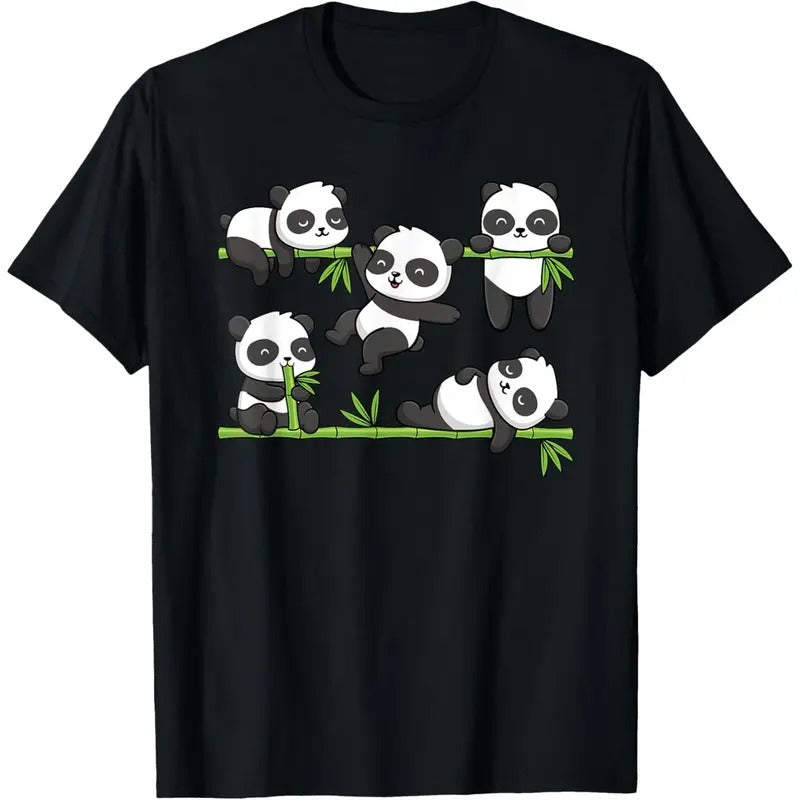 Cute Kawaii Baby Panda Bear Panda Lover T-Shirt Made in USA Hoodie, Sweatshirt | GrindPrints.com
