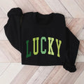 Cute Lucky Sweatshirt, Funny St Patrick's Day Sweatshirt, Happy Shamrock Shirt, Irish Shirt, Women's St Patricks Day...
